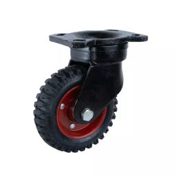 MUVALL Castor Wheel Solid Rubber Swivel Type 200x50 mm Wheel Size, HDF S 200 50 SRTB-image-18