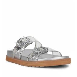Nine West Women's Silver Casual Sandals-image-19