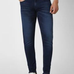 Peter England Navy Skinny Fit Jeans-picture-11
