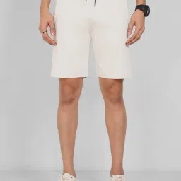 Street 808 By Pantaloons White Cotton Regular Fit Shorts-picture-6