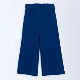 Utsa Kids by Westside Navy Solid Cotton-Blend Ethnic Pants-picture-11
