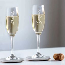 Personalised Couple Champagne Glasses-image-81