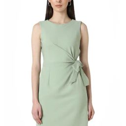 Van Heusen Green A-Line Dress-image-65