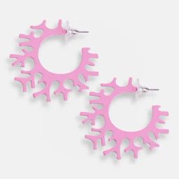 Sohi Gold Plated Party Designer Hoop Earrings-21