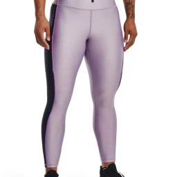 UNDER ARMOUR Purple Color-Block Sports Leggings-image-53