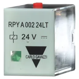 CARLO GAVAZZI POWER RELAY, DPDT, 10A, 120VAC, SKT, RPYA002A120LT-10