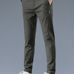 StyleCast Men Slim Fit Chinos Trousers-image-11