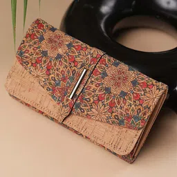 ZEVORA Printed Foldover Clutch image 1