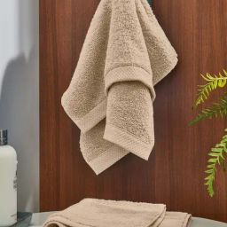 DDecor Prism Beige Cotton 550 GSM Hand Towels - Set of 2-image-43