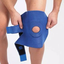 LP Supports Free Size Blue Neoprene Advanced Open Patella Knee Support,-43