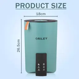 ORILEY Ultrasonic Cool Mist Humidifier With Remote Control and Digital LED Display 3.5 L Capacity 22 W Corded Electric Green, 2110 image 3