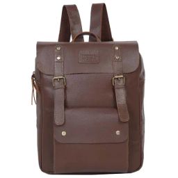 Teakwood Leathers 24 Ltrs Brown Leather Medium Backpack-picture-16
