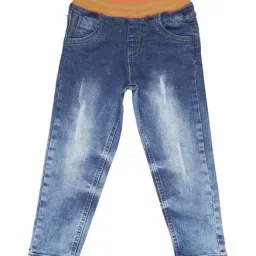 Tales & Stories Kids Dark Blue Distressed Jeans-image-68