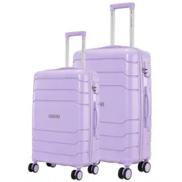 NASHER MILES Lisbon Luggage Set of 2 Pastel Purple Trolley Bags (65 & 75Cm)-image-36