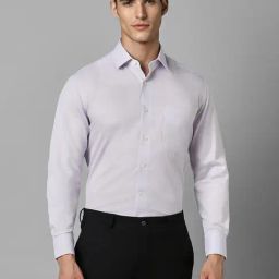 Louis Philippe Purple Cotton Regular Fit Shirt-picture-44