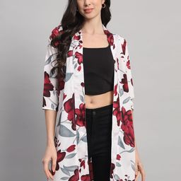 Curvydrobe Women Printed Shrug-13