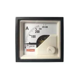 RS PRO Analogue Panel Ammeter 10 (Input) A 250/5 (CT) A 500 (scale) A AC 45x45 mm, 1862421-image-37