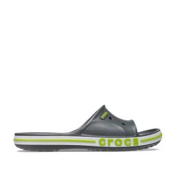 Crocs Men's Bayaband Slate Grey Slides-36