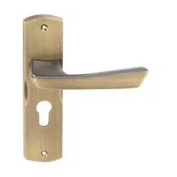 Jolly 203.2 mm (8 Inch) Stainless Steel MAB Finish Mortise Door Handle Set with Lock Body and 3 Keys-5