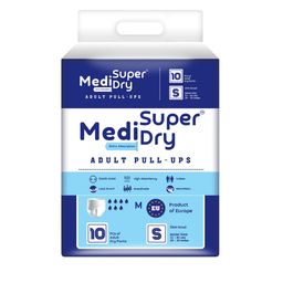 MEDISUPERDRY Adult Pull Ups Rash Free Diapers - S - 10 Pcs-35