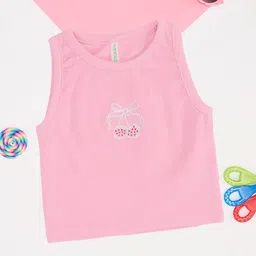 Pantaloons Junior Girls Applique Slim Fit T-shirt-picture-6