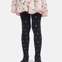 NEXT2SKIN Star Print Stockings - Black-image-50