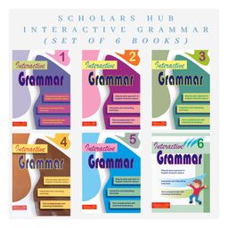 Scholars Hub Interactive Grammar Vol 1 to 6 Set of 6 Books - English-25