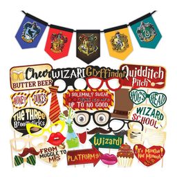 Wobbox Happy Birthday Props Happy Birthday Banner Harry Potter Theme Decoration Items Multi Color -Pack Of 30-image-22