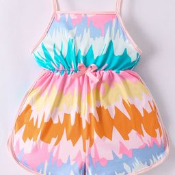 Kookie Kids Sleeveless Printed Jumpsuit - Multicolor-image-119