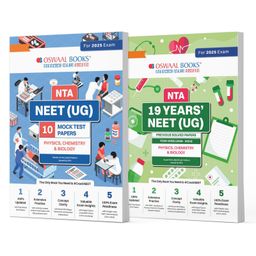 Oswaal NEET (UG) Mock Test 10 Sample Question Papers+19 Years' Solved Papers (2006-2024) Physics, Chemistry, Biology Set of 2 Books (For 2025 Exam)-15