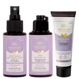 AreoVeda Newborn Starter Kit I 72 Hrs Hydration I Massage strengthens bonesI Relieves diaper rash| With Pentavitin, Sesame Oil, Zinc Oxide I Lab Tested, Ecocert Certified, & EWG Verified -125 ml-19