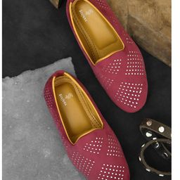 Stefens Stone Embellished Juti - Cherry-image-7