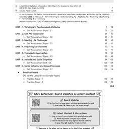 oswaal books Oswaal CBSE Question Bank Chapterwise and Topicwise SOLVED PAPERS Class 12 Psychology For Exam 2026 image 2