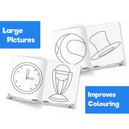 pinwheel books Super Colouring Books with Colour Hints, Set of 2 Books - English image 2