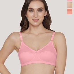 K LINGERIE Pack of 3 Full Coverage Everyday Solid Bra-picture-18