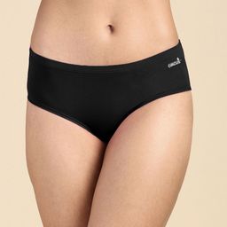 &CIRCUS Women Black 4-Way Stretch Airsoft Hipster Briefs-HBAS_1PK_JE-57