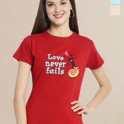 Metronaut Women Set of 3 Printed T-shirts-image-45