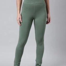 SHOWOFF Green Slim Fit Trackpants-image-68