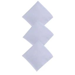 Dollar White Solid Handkerchiefs for Men - Pack of 6-image-87