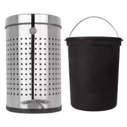 OPR 11 L Silver Stainless Steel Pedal Dustbin 1 Pc-image-65