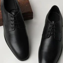 Regal Men's Black Derby Shoes-picture-9
