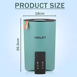 ORILEY Ultrasonic Cool Mist Humidifier With Remote Control and Digital LED Display 3.5 L Capacity 22 W Corded Electric Green, 2110 image 5