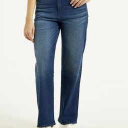 Levi's Dark Blue Straight Fit Jeans-picture-1