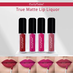 CurlyTales Set of 4 True Matte Lip Color 4 ml - Shade 03, 04, 05, 08-6