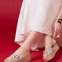 Inc.5 Women's Rose Gold Casual Wedges-image-92