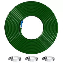 ORILEY 0.5 inch Braided Water Pipe with Hose Connector Dark Green, ‎OR-WPG-24 (Roll of 15 m)-image-61