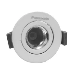 Panasonic 3W 6500K Aluminium Swivel COB LED Downlight White PDLM33037-10