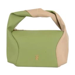 Baggit Green Small Baguette Bag-image-0