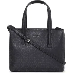 CALVIN KLEIN Black Logo Polyester Tote Bag-picture-27