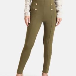 Kazo Olive Jeggings-image-11